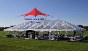 Bahçe Fermuarlı Şeffaf Branda